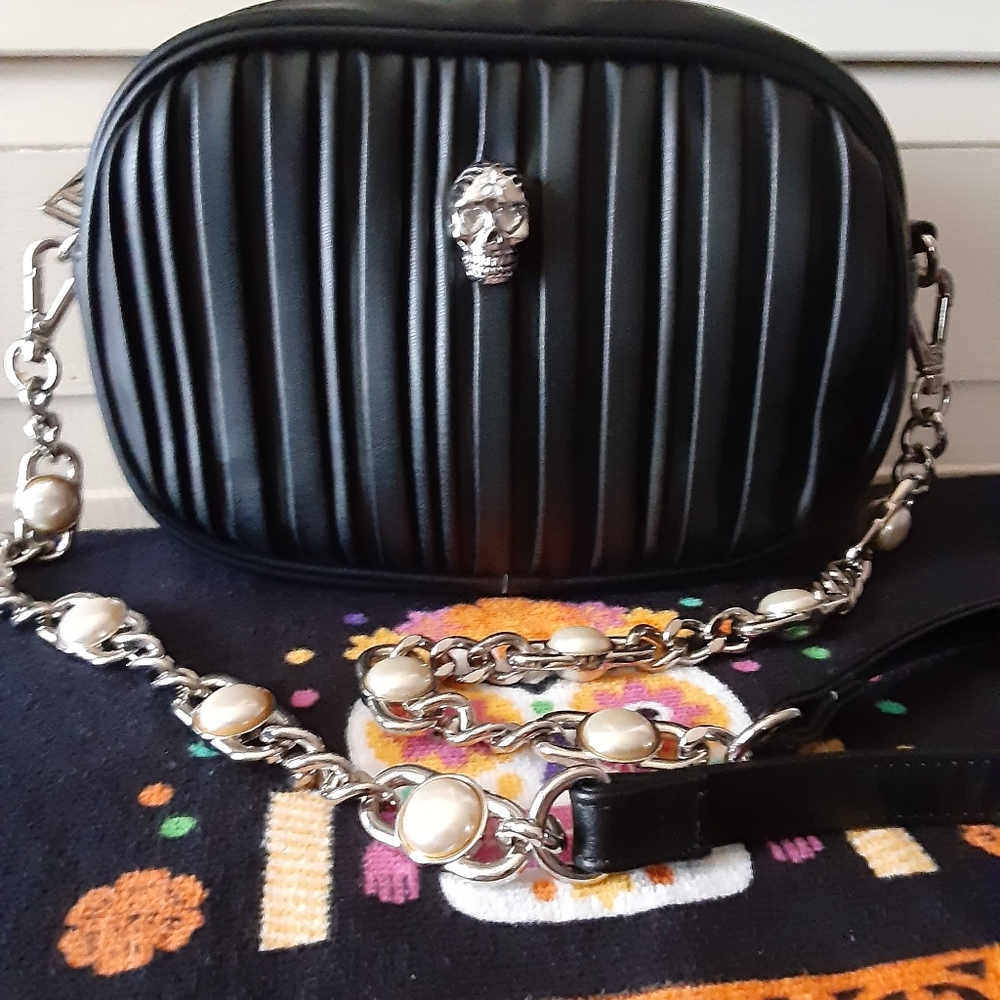 Betsey Johnson Pretty Plisse Crossbody Bag